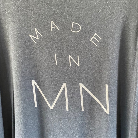 Altar'd State ‘Made in MN' Shirt Blue Sz Small - Picture 3 of 9